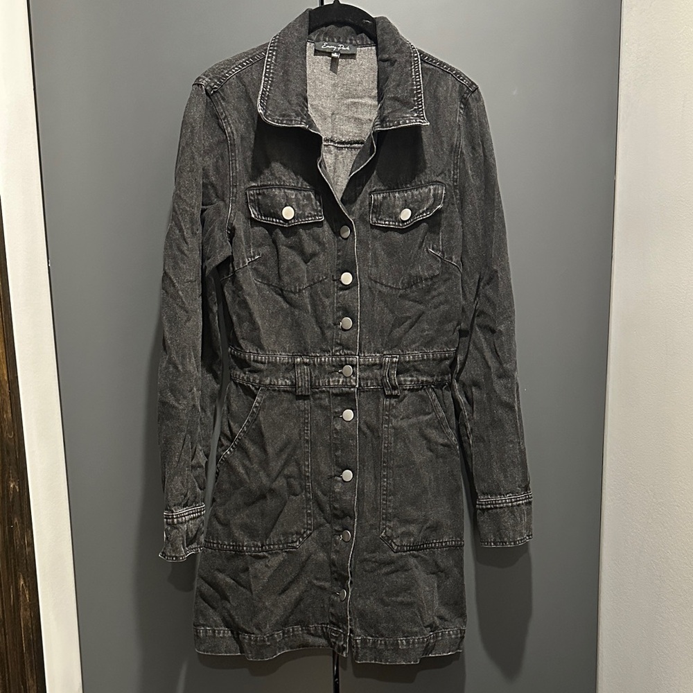 Emory Park Charcoal Denim dress